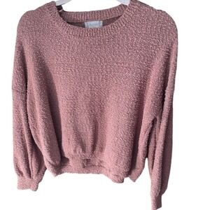 Altar'd State Blush Crew Neck Sweater